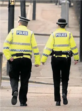  ??  ?? UNDER SCRUTINY: A new report has analysed complaints against the police