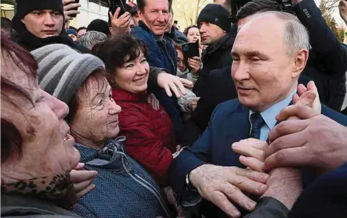  ?? Foto: AFP ?? Die Wahlen in Russland geben wenig Grund zur Hoffnung, meint der Autor.