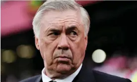  ?? Jose Breton/AP ?? Carlo Ancelotti is no longer saying anything about becoming the coach of Brazil. Photograph: