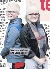  ??  ?? Coping well: Peter and Connie Foley