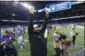  ?? PAUL SANCYA - THE ASSOCIATED PRESS ?? Detroit Lions head coach Matt Patricia walks off the field after an NFL football game against the New England Patriots, Sunday, Sept. 23, 2018, in Detroit. The Lions defeated the Patriots 26-10.