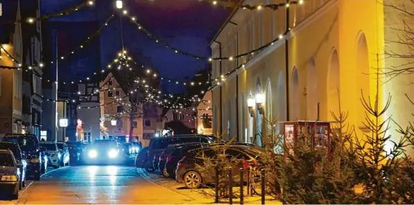  ?? Foto: Jochen Aumann ?? Die Weihnachts­beleuchtun­g in der Nördlinger Altstadt war Thema in der Sitzung des Finanzauss­chusses des Stadtrats.