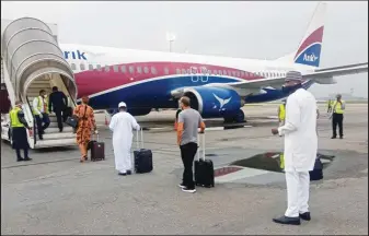  ??  ?? Arik Air resumes domestic flights