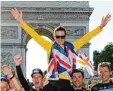  ?? Foto: afp ?? Bradley Wiggins gewann 2012 die Tour de France. Mit sauberen Mitteln?