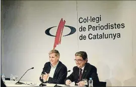  ?? PP ?? Alberto Fernández junto al delegado del Gobierno, Enric Millo