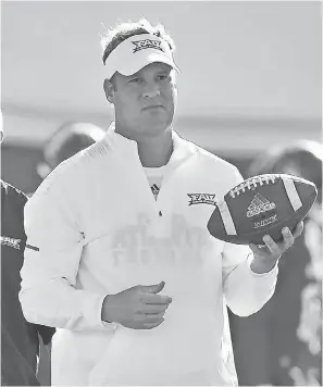  ?? JASEN VINLOVE/ USA TODAY SPORTS ?? Lane Kiffin is 25- 13 as Florida Atlantic’s coach and is going for a second C- USA title.