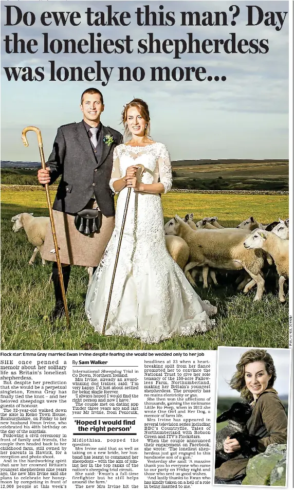 Do Ewe Take This Man Day The Loneliest Shepherdess Was Lonely No More Pressreader