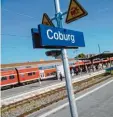  ?? Foto: Nicolas Armer, dpa ?? Der Bahnhof Coburg hat einen Wettbewerb gewonnen.