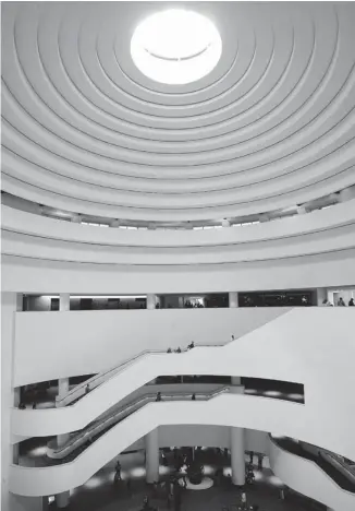  ?? ALEX WONG/GETTY IMAGES ?? National Museum of the American Indian Washington, D.C. Built: 2004 Cost: $219 million (U.S.)
About the design: The five-storey building faces east toward the rising sun and the U.S. Capitol building. An entrance with a protective overhang leads to a...