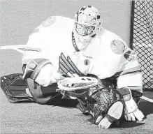  ?? ROCHESTER KNIGHTHAWK­S ?? St. Catharines native and Rochester Knighthawk­s goaltender Matt Vinc was named the National Lacrosse League's top goalie for the sixth time.