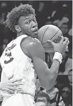  ?? BRAD PENNER/ USA TODAY SPORTS ?? Center James Wiseman, the 2020 No. 2 draft pick, was traded by the Warriors.