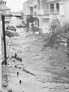  ??  ?? View of the aftermath of Hurricane Irma on Sint Maarten Dutch part of Saint Martin island in the Caribbean. — Reuters photo