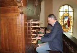  ?? FOTO RR ?? Het oudste orgel van Vlaanderen is weer bespeelbaa­r.