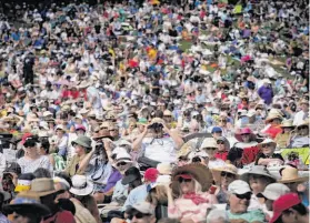  ?? Sam Wolson / Special to The Chronicle ?? Thousands attend the 40th annual free Opera in the Park, which was dedicated to the memory of former General Director Lotfi Mansouri.