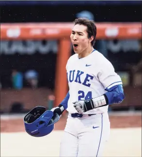  ?? Duke athletics / Contribute­d photo ?? Duke’s Chad Knight, a Westport native and Staples graduate.