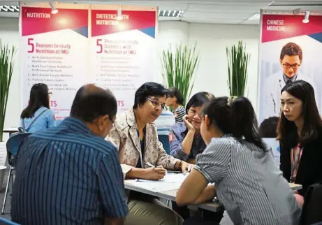  ??  ?? Explore your career options in medicine and health sciences at the IMU Open Day and Info Days.