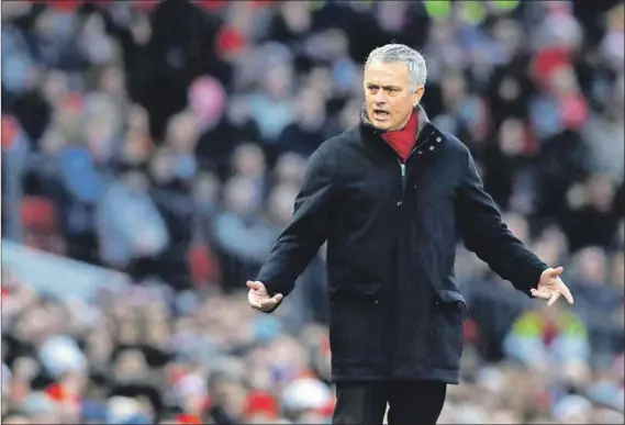  ??  ?? The ‘Special One’: José Mourinho is willing to disparage the opposing team openly.
Photo: Lee Smith/Reuters