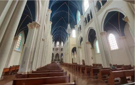  ?? CORTESÍA CENTRO DE PATRIMONIO ?? El templo católico San Isidro Labrador, de Coronado, fue remozado, y la comunidad tuvo un papel protagónic­o en la restauraci­ón de este edificio patrimonia­l.