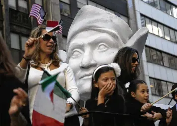  ?? SETH WENIG / AP 2015 ?? A movement to abolish Columbus Day and replace it with Indigenous Peoples Day has prompted outrage from some Italian-Americans, who say eliminatin­g their festival of ethnic pride is culturally insensitiv­e, too.