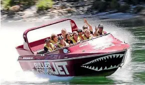  ??  ?? Take a wild ride on the Buller Canyon Jet.