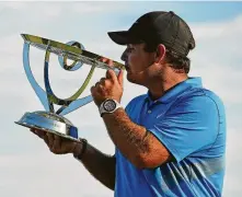  ?? Jared C. Tilton / Getty Images ?? Since the start of the 2015 golf season, Patrick Reed has played in 148 tournament worldwide but has tasted victory just twice.