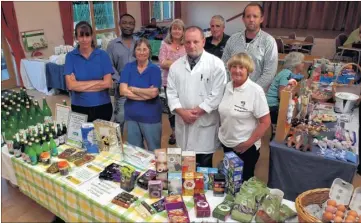  ?? Picture: Martin Apps FM2233738 ?? Stall-holders at Chartham’s farmers’ market, which is to continue after a benefactor stepped in to cover increased costs