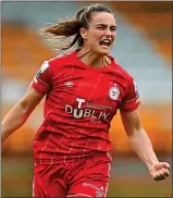  ?? ?? ECSTATIC: Shels’ Jemma Quinn celebrates