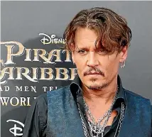  ?? ALY SONG/REUTERS ?? Actor Johnny Depp plays Captain Jack Sparrow in the Pirates of the Carribean.