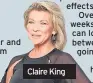  ??  ?? Claire King