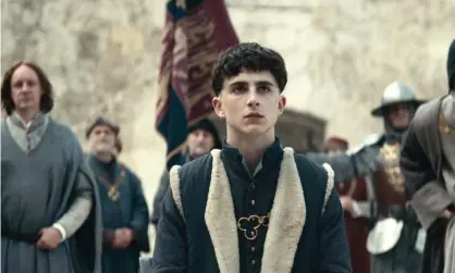  ?? Photograph: AP ?? Timothée Chalamet in The King.