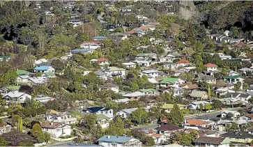  ?? VIRGINIA WOOLF/STUFF ?? Houses, houses, everywhere, but not one for sale for less than an arm and a leg – Nelson City Council is grappling with the best way forward to enable greater density builds, but it’s not an easy choice to make.