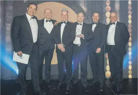  ?? ?? The dashcam team scooped the Innovation award at Northumbri­a’s Pride in Policing Awards.