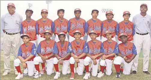  ?? Daily News file photos ?? Manager Morris McWilliams (top l.) with his Harlem Little League team at Williamspo­rt 15 years ago this month. Former players reunite to celebrate McWilliams’ birthday (l.). As Harlem Little League stars tour New York, Jeremy Lopez poses with Yankee captain Derek Jeter at old Yankee Stadium.