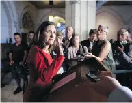  ?? DAVID KAWAI / BLOOMBERG NEWS ?? Foreign affairs minister Chrystia Freeland outlined an aggressive wish list for upcoming NAFTA negotiatio­ns.