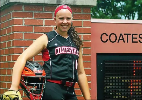  ?? BILL RUDICK — FOR DIGITAL FIRST MEDIA ?? Daily Local News Softball Player of the Year Ashley Mendenhall of Coatesvill­e Area High School.