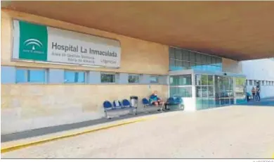  ?? V. VISIEDO P. ?? Urgencias del Hospital de la Inmaculada, en Huércal-Overa.