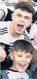  ??  ?? Wonder kid: Shealan Johnston (top) eyes All-Ireland glory