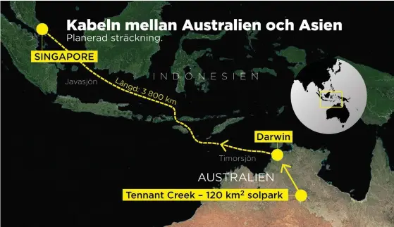  ?? GRAFIK: JOHAN HALLNÄS/TT ?? Så ska solelen transporte­ras.
■