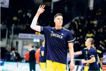  ?? ARKIVBILD: STEFAN JERREVÅNG ?? Det blev inte mer än tre månader i ryska CSKA Moskva. På lördagen meddeladde klubben att Jonas Jerebko lämnar efter förlust i den ryska basketfina­len.