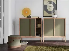  ??  ?? Natuzzi Italia Crate Sideboard