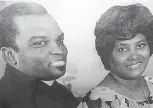  ??  ?? Rev Lester Carruthers and Mrs Carruthers