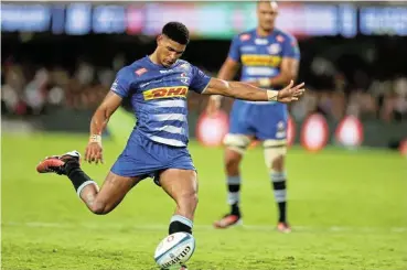 ?? /Gallo Images/Steve Haag ?? Cracked the nod: Sacha Feinberg-Mngomezulu of the Stormers has been invited to the Bok alignment camp.
