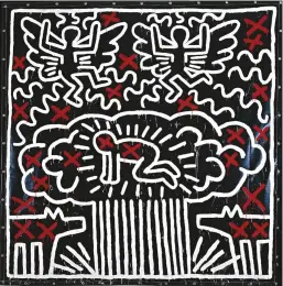  ?? ?? Untitled (1982) by Keith Haring.