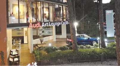  ??  ?? Audi. Presente en Cariló hasta el 29 de febrero, exhibe su gama de modelos y ofrece distintas propuestas para clientes.