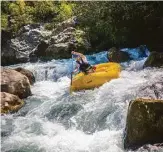  ?? ?? Rafting na řece Cetina. Foto: Ivo Biočina