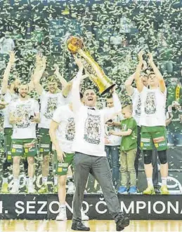 ?? SERVICIO ESPECIAL ?? Martin Schiller fue campeón de Copa como técnico del Zalgiris Kaunas.