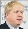  ??  ?? BORIS JOHNSON: Signalled hard line approach to Brexit that would get rid of EU regulation­s.