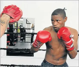  ?? Picture: BAFANA MAHLANGU ?? NEW PASTURES: Nkosinathi Joyi has returned to Johannesbu­rg where he is looking to revive his boxing career. He is yet to make a decision on which boxing club he will join