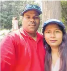  ?? Photo / Supplied ?? Janesh Prasad, who died in the tornado, pictured with wife Mala.