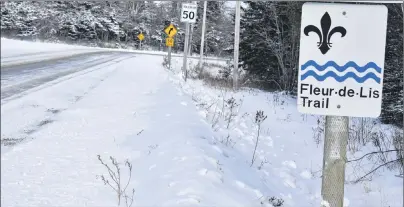  ?? NIKKI SULLIVAN/CAPE BRETON POST ?? The Fleur-de-Lis Trail is also called the Heritage Coast because of the historical significan­ce it has. For years, people have been pushing to have it restored and repaired.